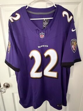 NFL Purple Dri-FIT Team Football Jersey with NFL Shield